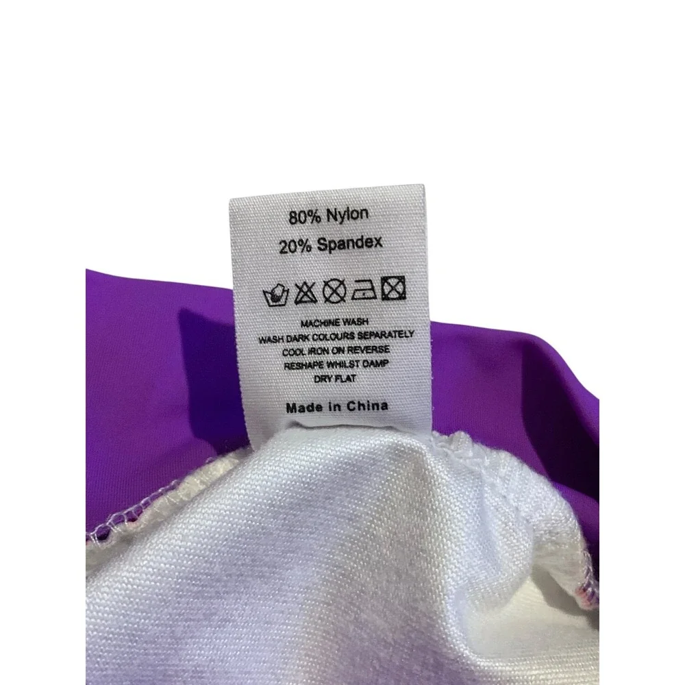 Big Elephant Swim Diapers Small Purple Orange Floral Reusable‎ Beach Pool Set